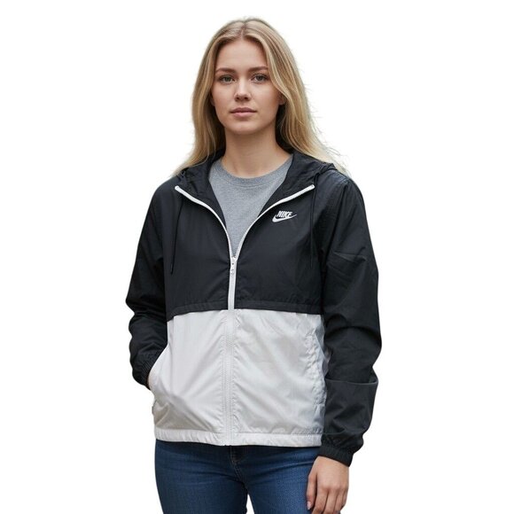 Nike Running Repel Reflective Jacket DM6179-011 Black White Women's Small NEW - Picture 14 of 14
